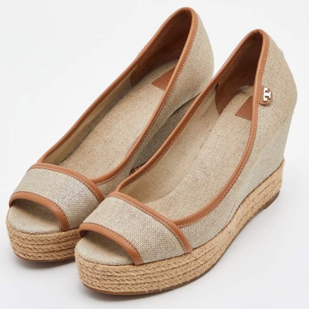 TORY BURCH Majorca Wedge Espadrille 38.5